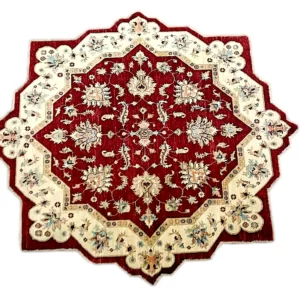 Hand-Knotted Round Rug - 052522-1