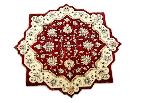 Hand-Knotted Round Rug - 052522-1