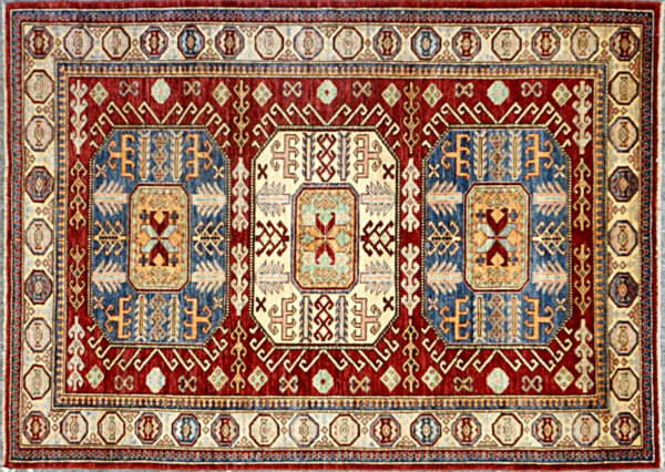 1211-446 5.3x7.2 Pakistan kazak Area Rug