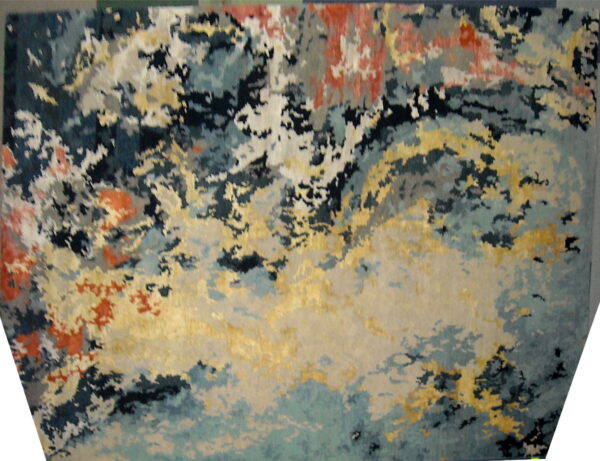 9x11.9 Modern Bamboo Silk