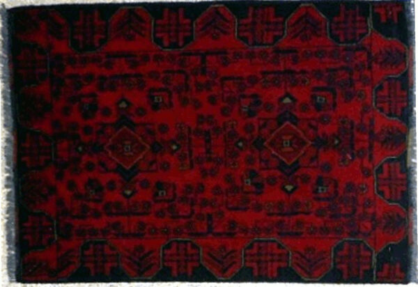 1438-228 2.9x4 Afghan Rug