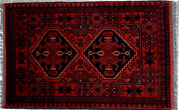 1438-229 2.6x3.11 Afghanistan Rug