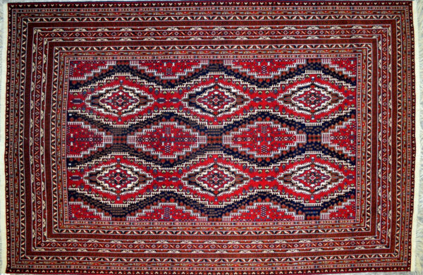 144 6.7x10 Fine Afghan Rug