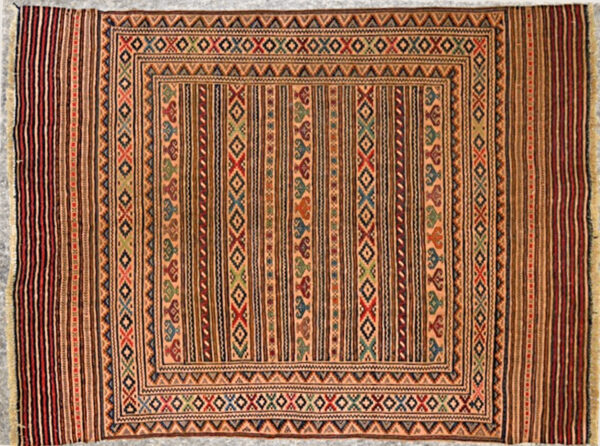 1492-11 4.5x6.3 Soumak Rug