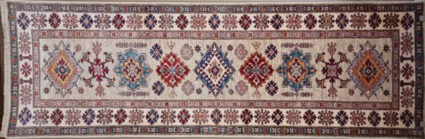 2.8x8.11 Fine Kazak Runner Hallway Rug