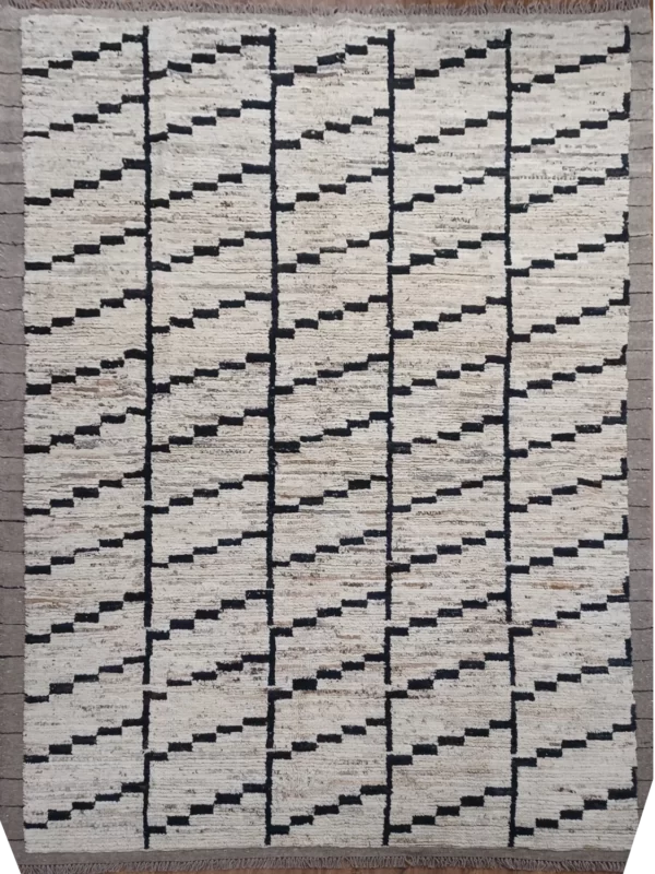 6.10x9.8 Elegant Moroccan Style Area Rug