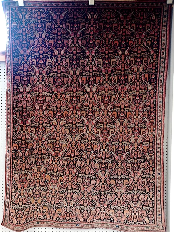3.7x6 Antique Persian Malayer Rug