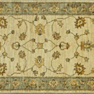 350-7 2.7x10 Hand Knotted Runner Rug