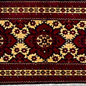 72915-D. 2.7x6.6 Afghan Turkoman Runner Rug