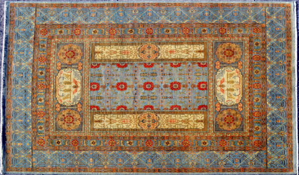 863-3 9x12.4 Indo Area Rug