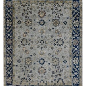 AN-3058_LT.GREY_NAVY_1 | McFarlands Carpet and Rug Service