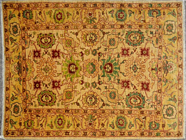Con 787-8 4.4x5.8 Hand-Knotted Area Rug