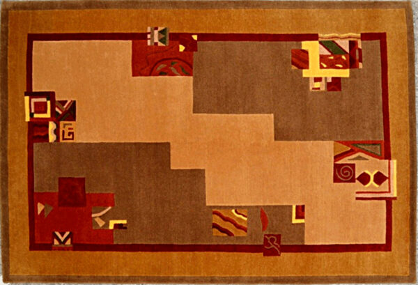 EW-26 4x6 Tibetan Floor Rug