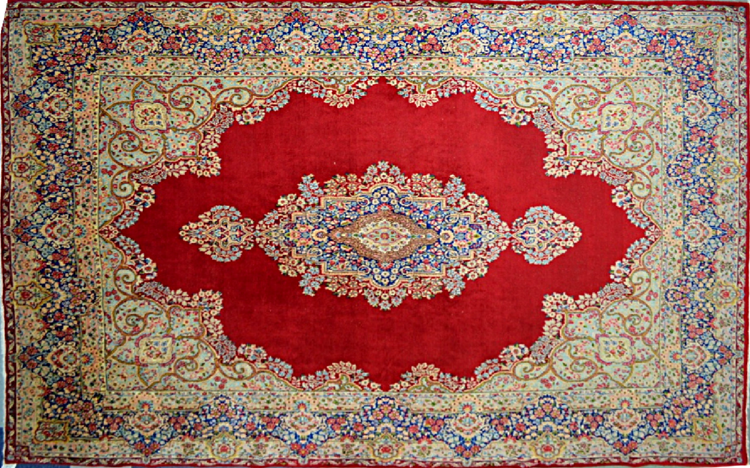 8 12 1 Persian Kerman Rug