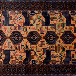 HH-54 3.8x6.3 Afghan Herati Rug