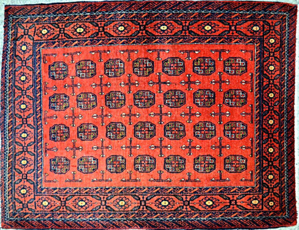 HH-58 4.9x6.1 Persian Bokhara Rug