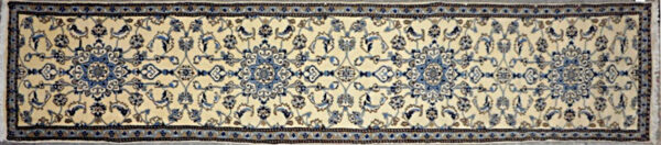 HH-60 2.5x12.2 Persian Nain Runner Rug