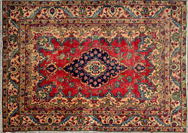 HH-82 4.2x6.2 Persian Tabriz Rug