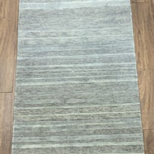 Stripe Collection Wool/Silk  2.6x8 Runner