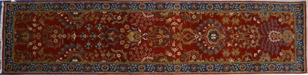 3x12 Mashad Hand Woven Runner Rug