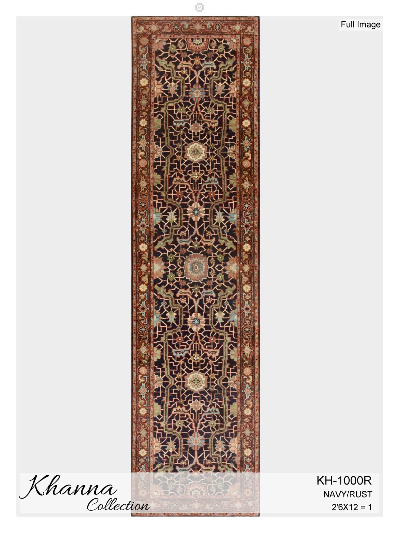 2.6 x 12 Indo Khanna Collection Runner