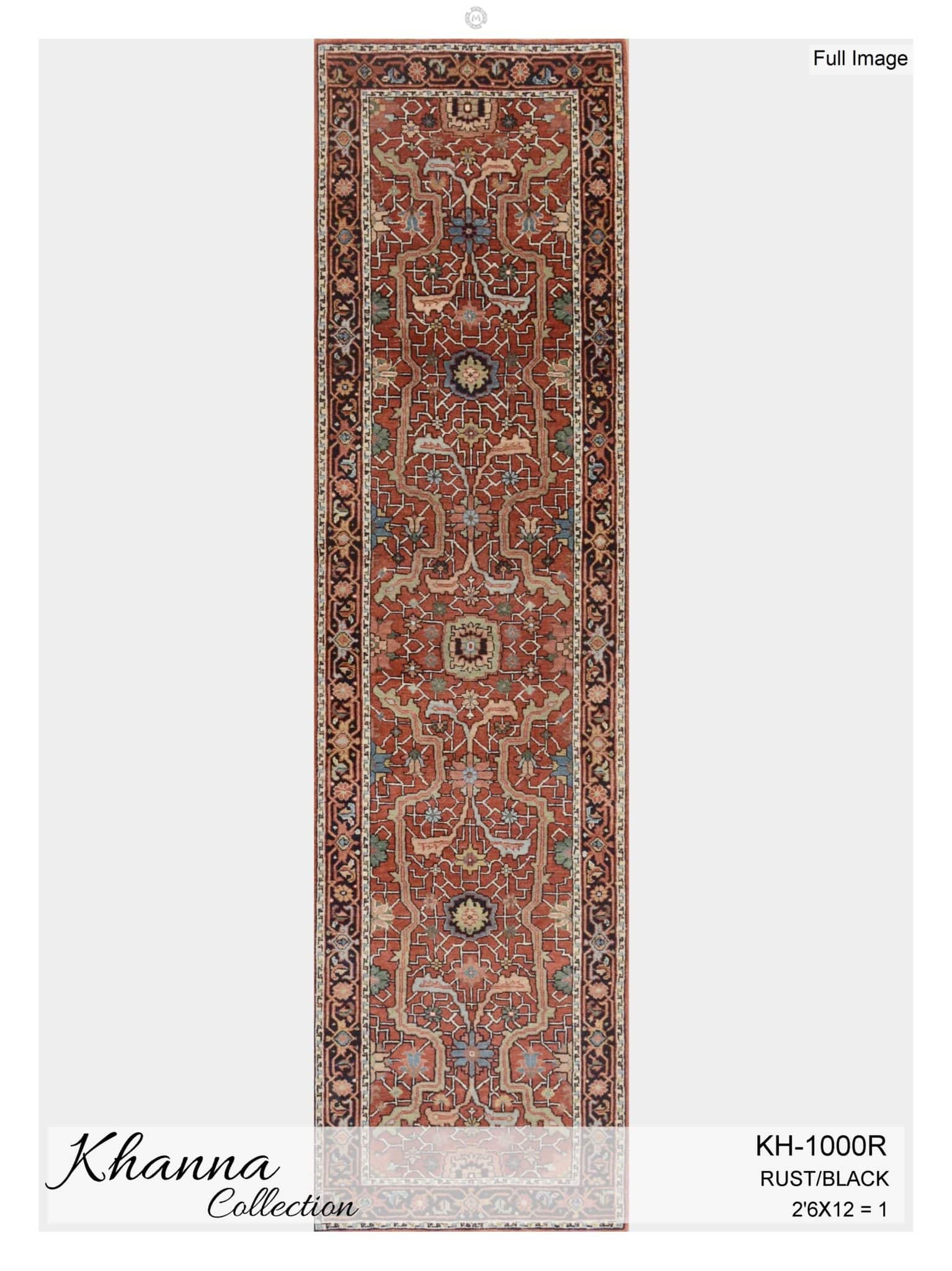 2’6 x 12 Indo Khanna Collection Runner
