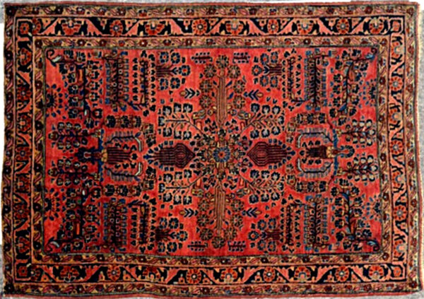 SCT-24 3.5x4.9 Persian Sarouk Rug