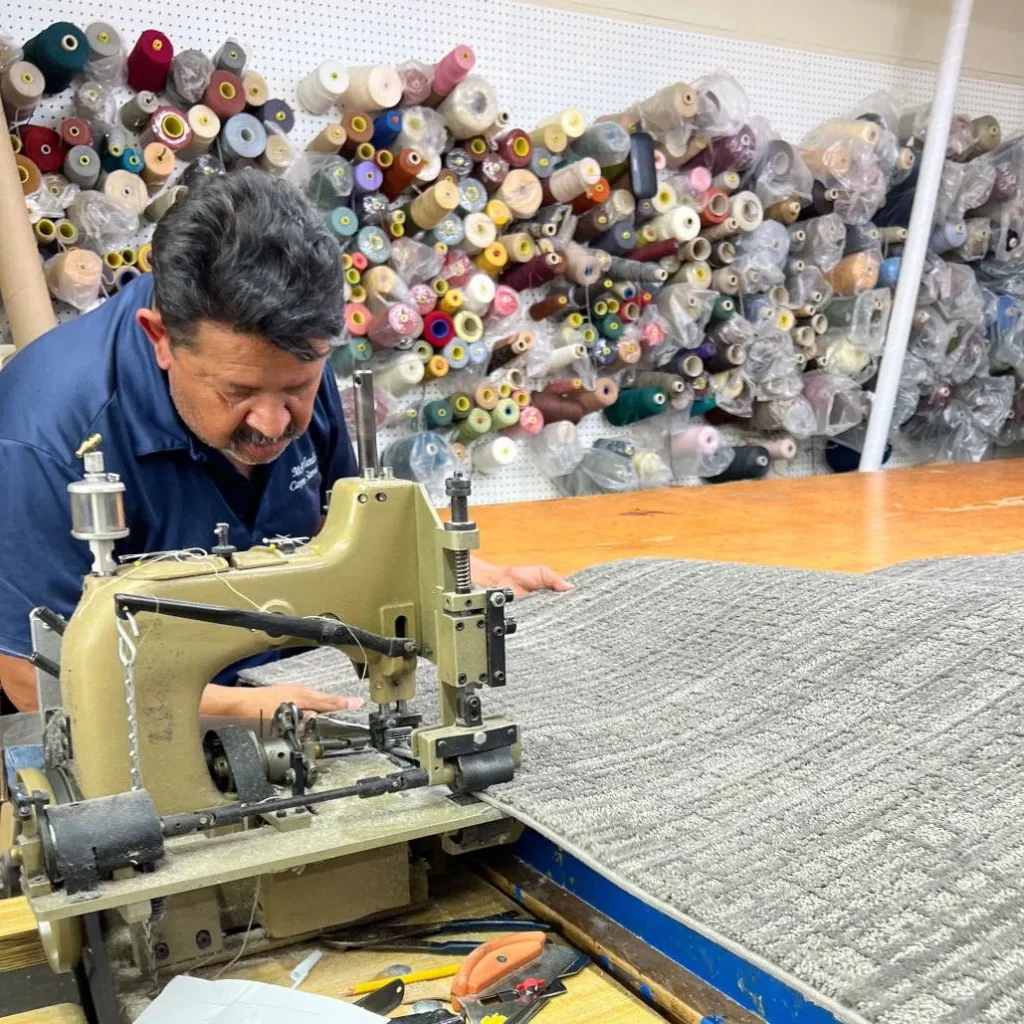 We offer custom rug binding services | McFarlands Carpet and Rug Service We offer custom rug binding services