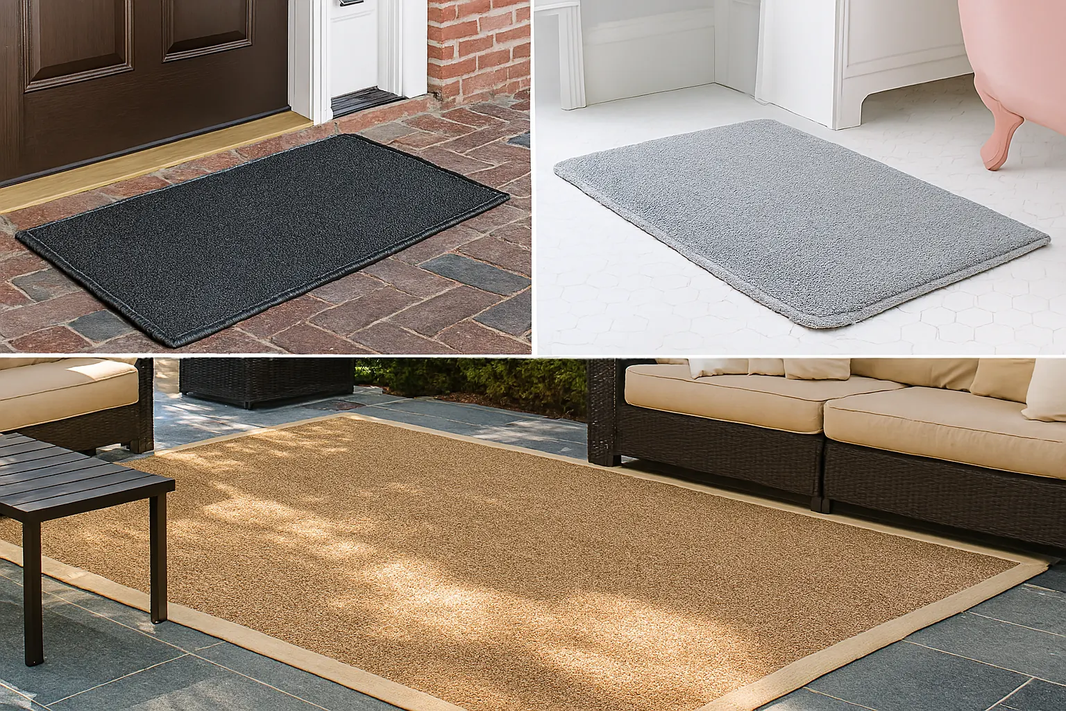 Custom-made area rugs, door mats and bath mats | McFarlands Carpet and Rug Service Custom-made area rugs, door mats and bath mats