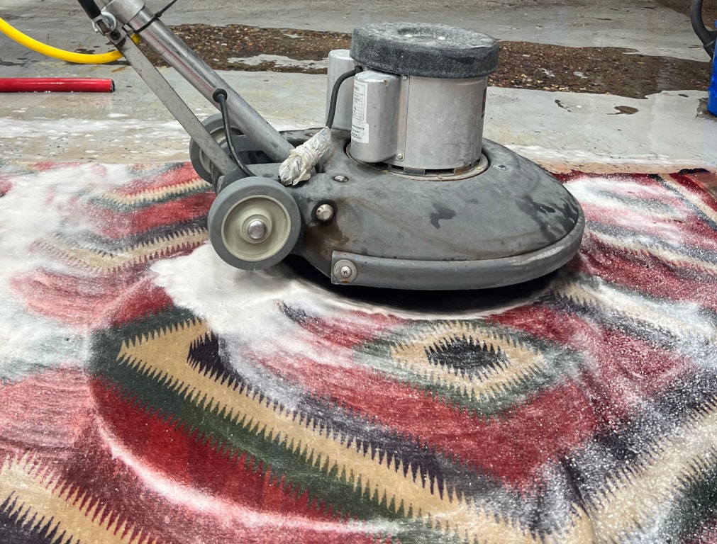 O Machine Doing Rug Rug Cleaning & Repair Services Ahwatukee AZ | McFarlands