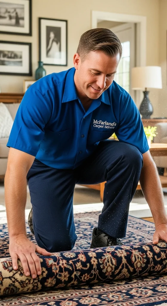 Rug Pickup & Delivery Services | McFarlands Carpet and Rug Service Rug Pickup & Delivery Services